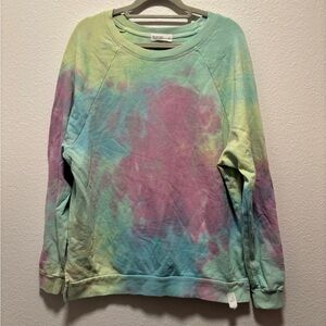 2 PC Little Moon Society Haylie Duff Unicorn Tie-Dye Matching Set Top & Bottom